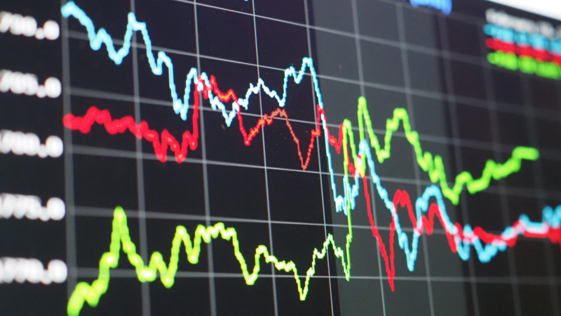 Investor trading ETF emas on a stock exchange platform