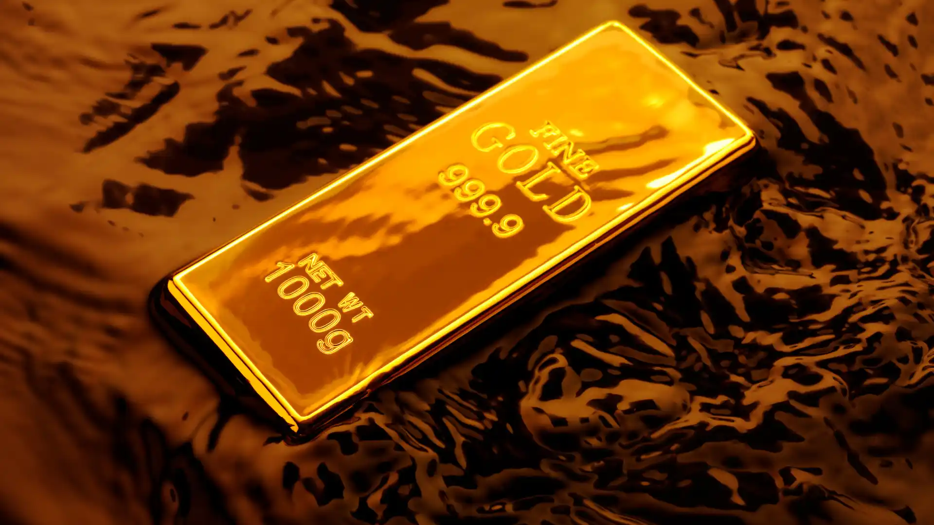 emas yang pengambang di air jernih karena emas merupakan produk ramah lingkungan