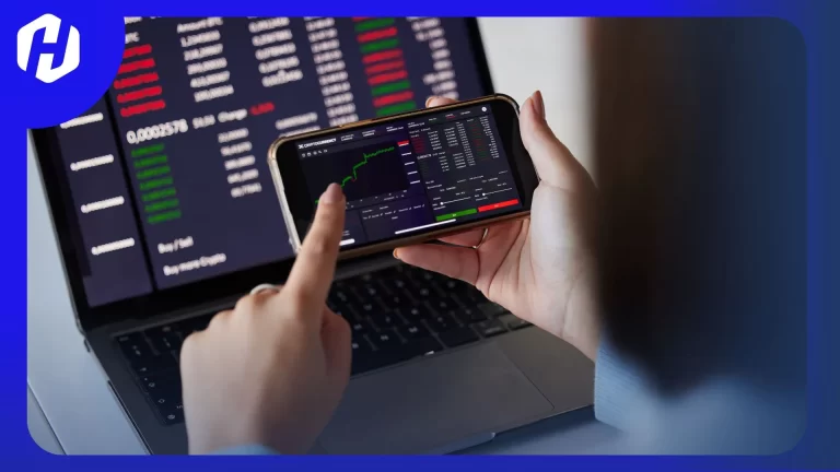 seorang wanita sedang melakukan trading long bias dalam saham