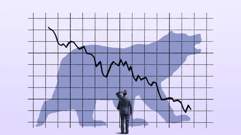 grafik kondisi bearish