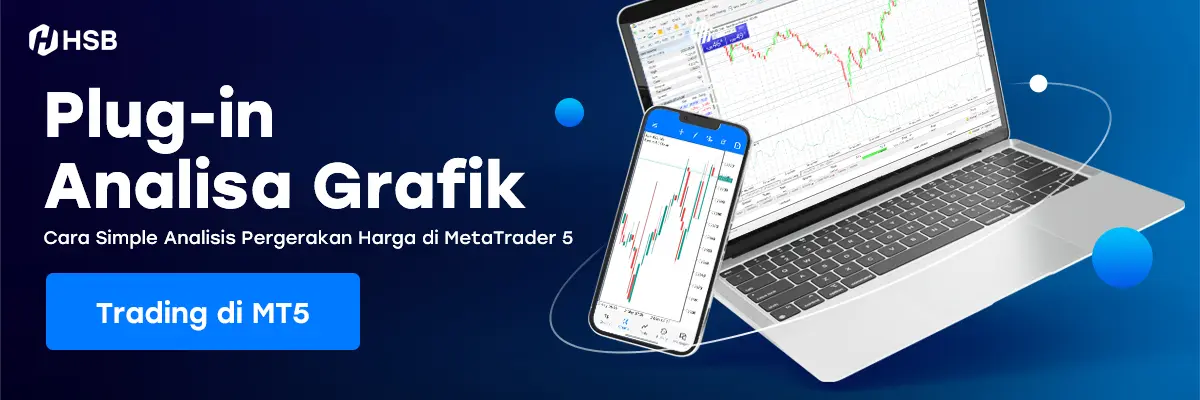 Analisa trading dengan kecanggihan grafik pergerakan harga di MetaTrader 5 HSB