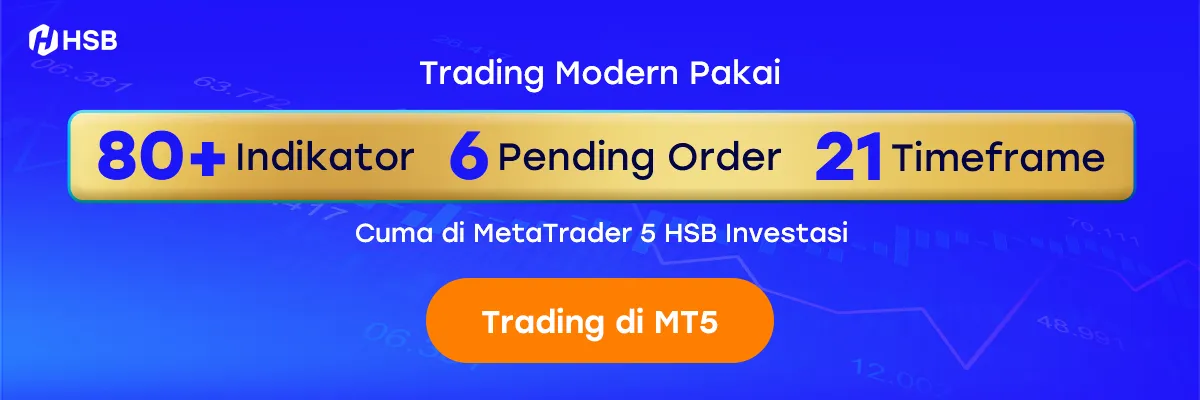 Rasakan pengalaman trading modern dengan indikator teknis dan fitur platform MetaTrader 5 HSB Investasi