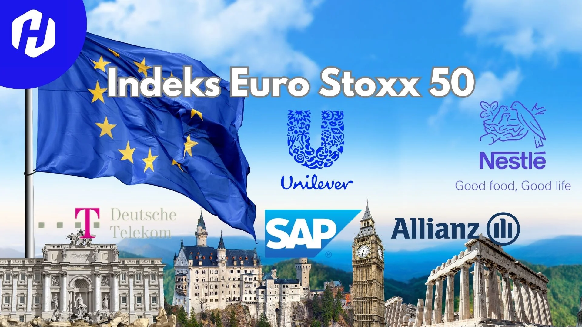 Inilah 5 Perusahaan dalam Indeks Euro Stoxx 50
