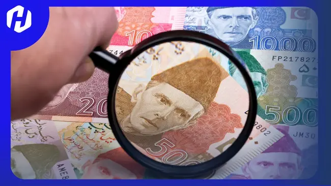 Mata uang Rupee Pakistan PKR