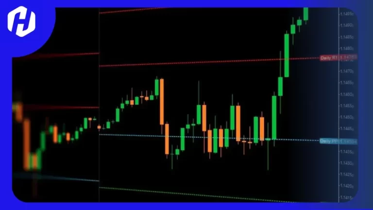 grafik yang mengandung bid dan ask