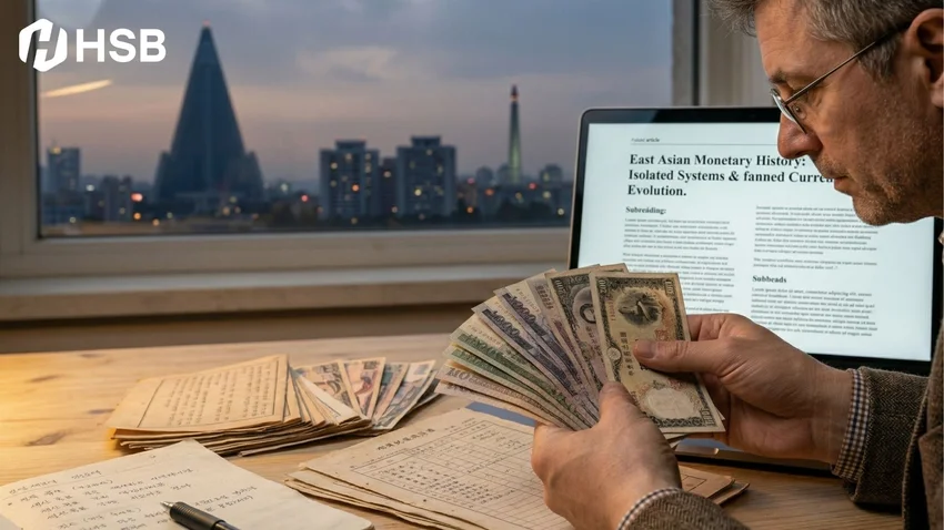 sejarah won korea utara