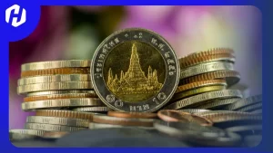 koin baht yang digunakan transaksi di thailand