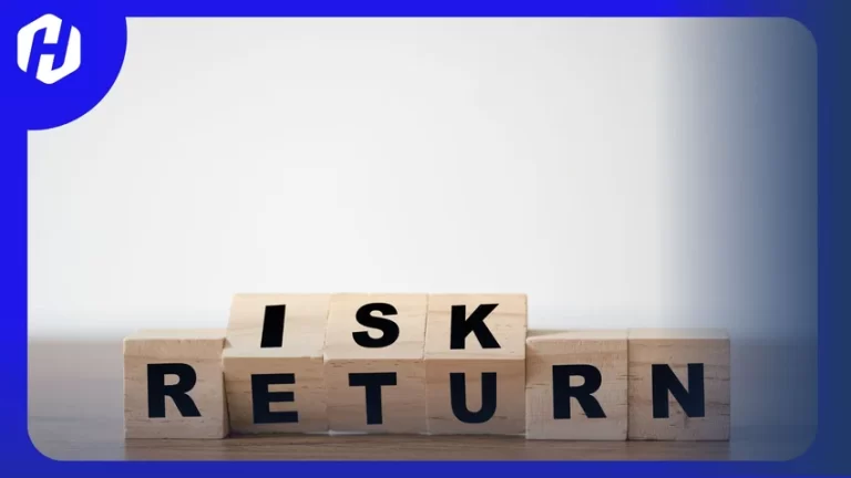 balok bertuliskan risk dan return