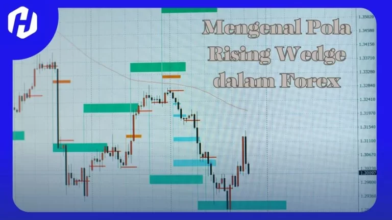 Gambar menunjukkan Pola Rising Wedge