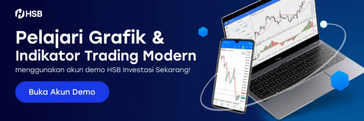 Pelajari grafik dan indikator trading modern bersama akun demo hsb investasi