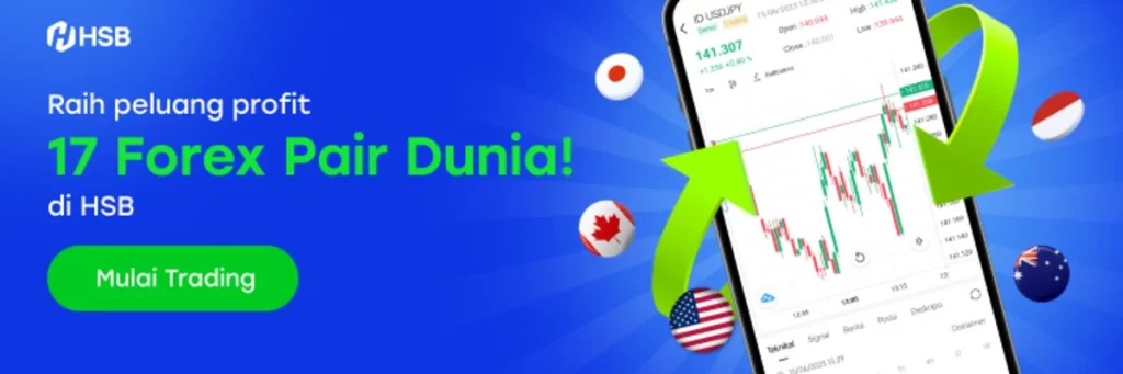 mari raih peluang profit dalam trading forex, 17 pair forex menantimu di HSB investasi