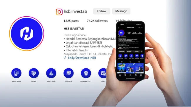 Akun instagram HSB Investasi