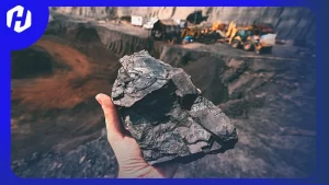 sampel batu bara yang ditambang di kazakhstan
