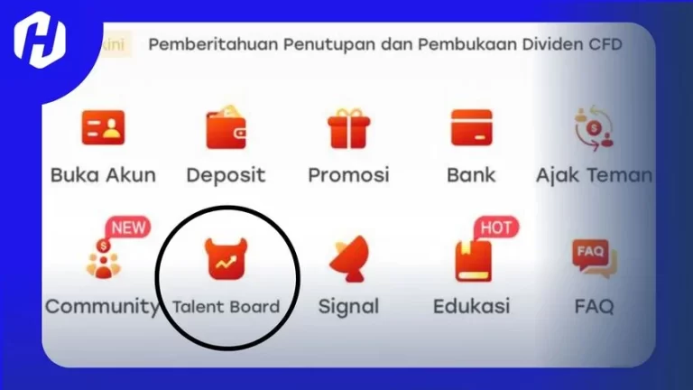 Memahami cara mengakses fitur talent board dalam aplikasi HSB Investasi