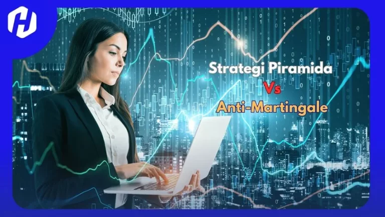 perbedaan strategi Piramida dan Anti-Martingale