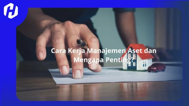 Seorang pria melakukan Manajemen aset