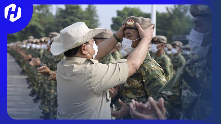 prabowo sedang bertugas