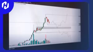 seseorang sedang membuat rencana trading