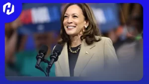 kamala harris sedang perjalanan dinas