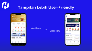 Tampilan lebih user friendly