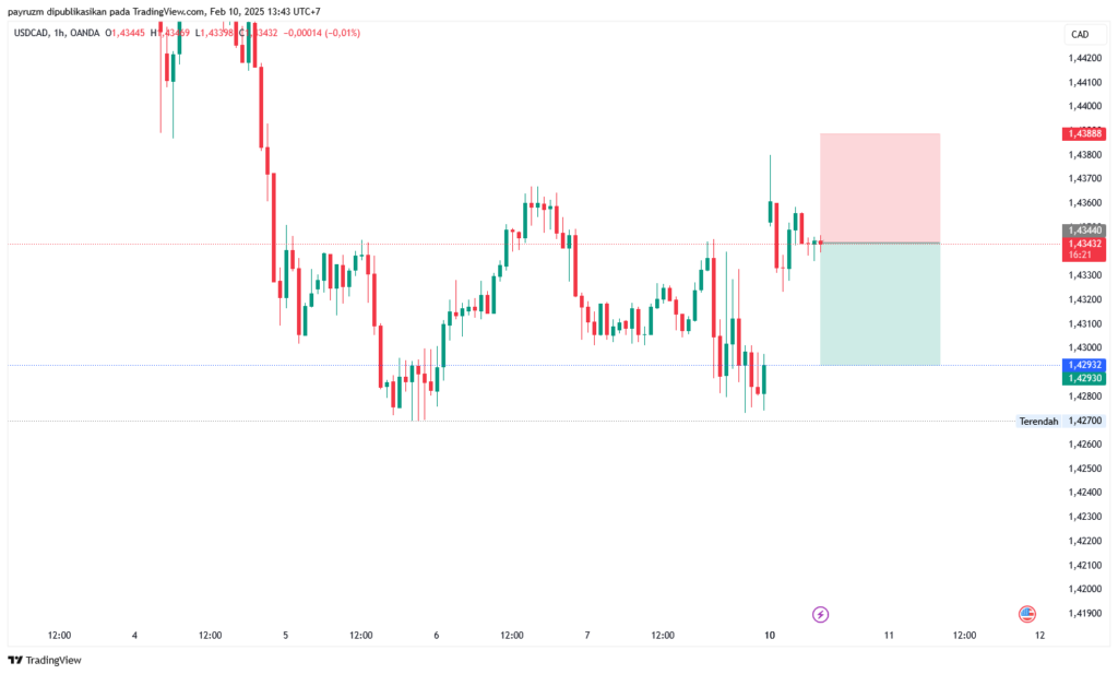 analisa usd cad 10 02 2025