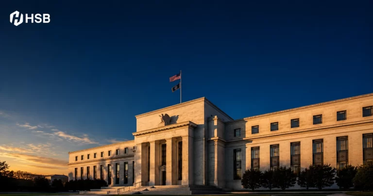 gedung the fed pada sore hari