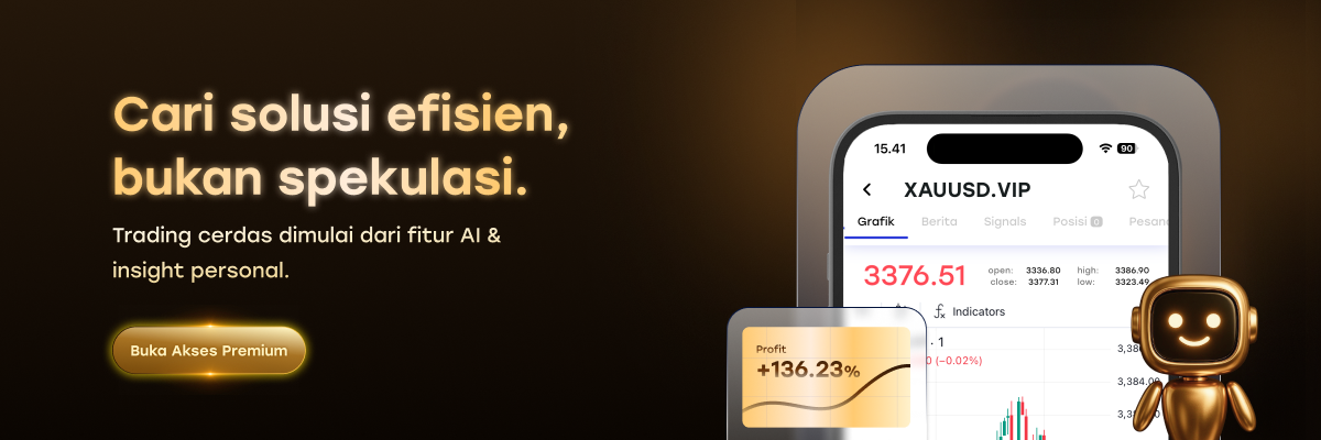 HSB Investasi - Trading cerdas dengan AI & insight personal. Fitur AI HSB membantu analisis XAUUSD dan strategi trading emas yang akurat.