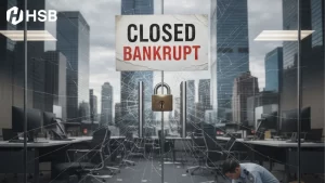 broker bangkrut yang disegel