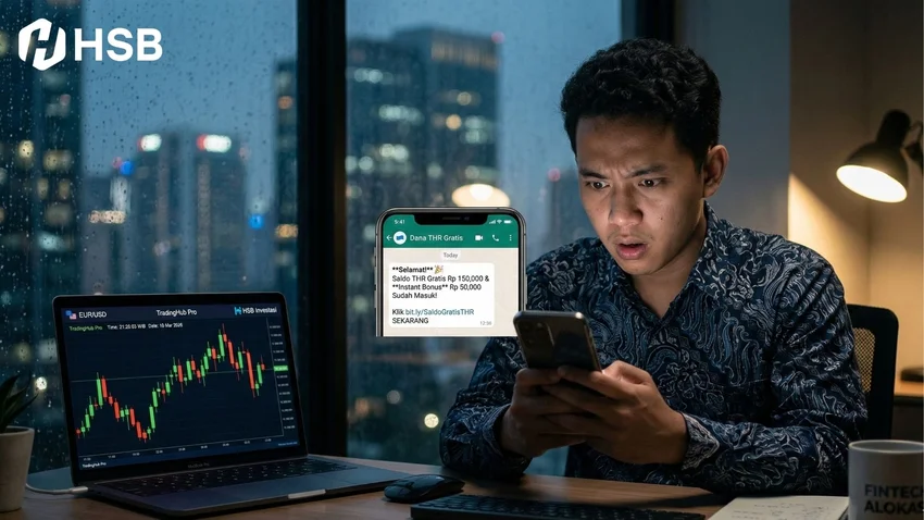 Waspada Penipuan THR Saldo DANA Gratis Atas Nama Broker Forex