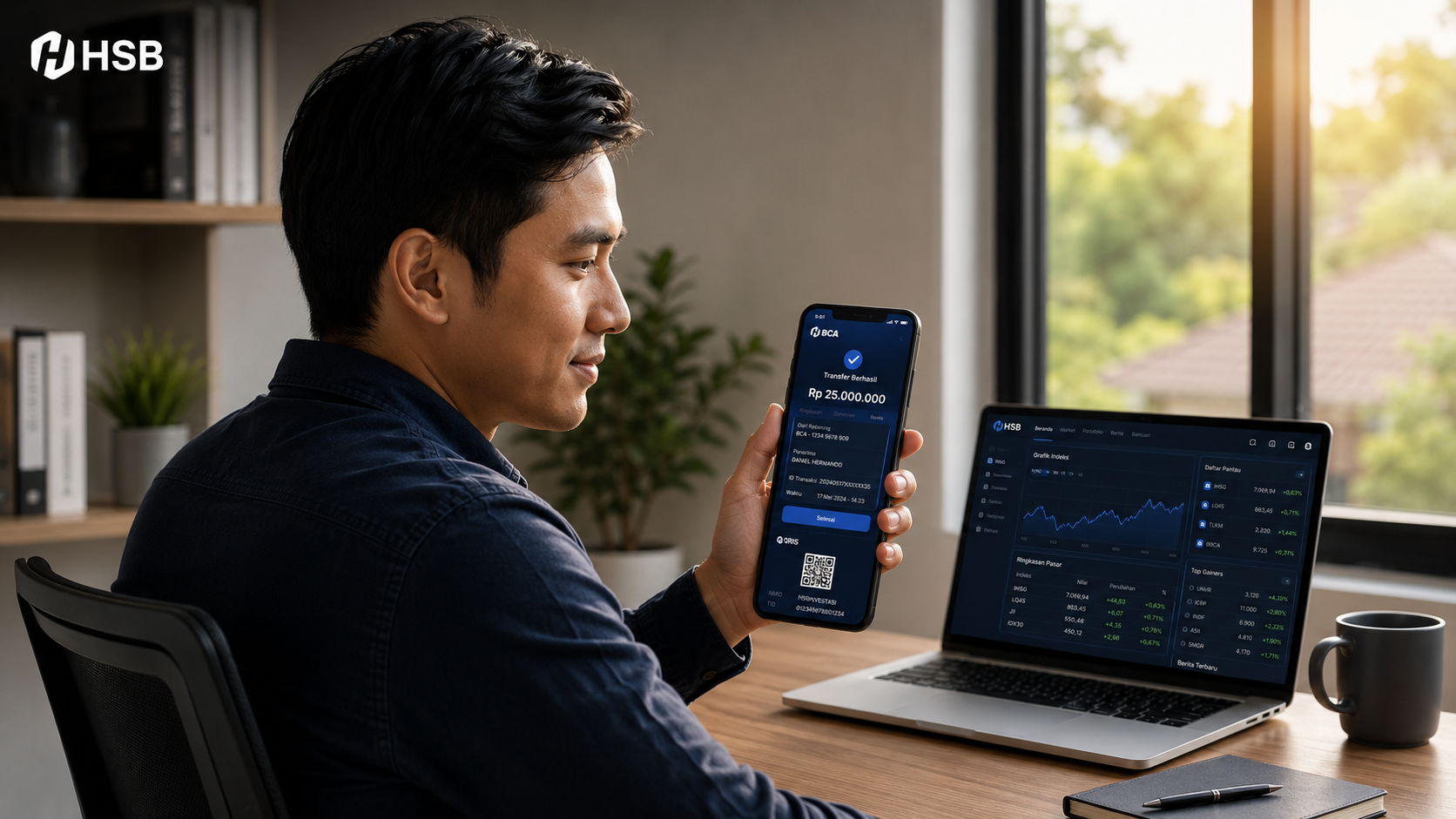 Cara Deposit di Aplikasi HSB Investasi: Virtual Account, QRIS &#038; Transfer Bank