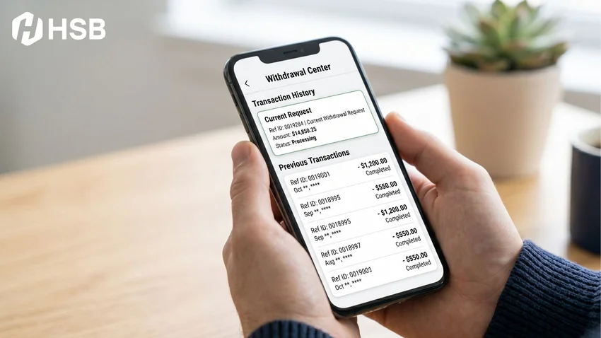Cara Lihat Status Withdraw di Aplikasi HSB