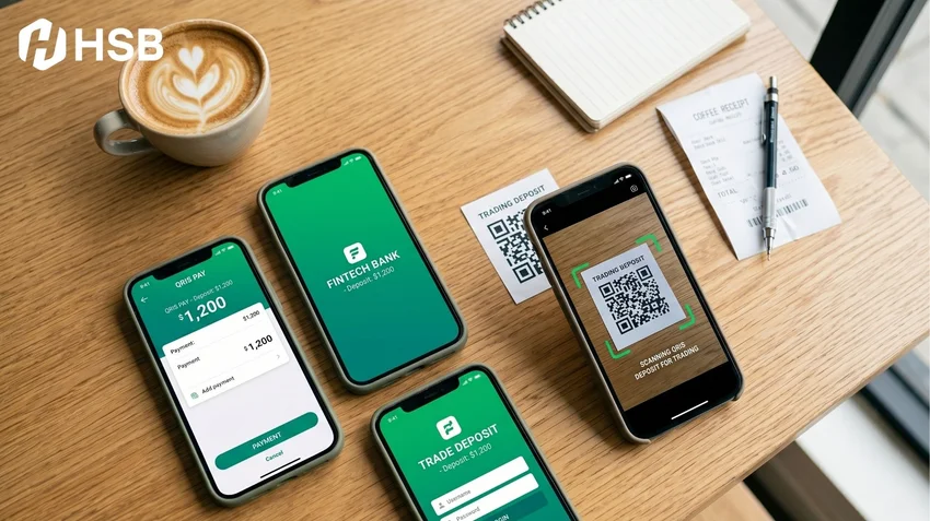 Deposit HSB Investasi Pakai QRIS Bisa dari Aplikasi Apa Saja